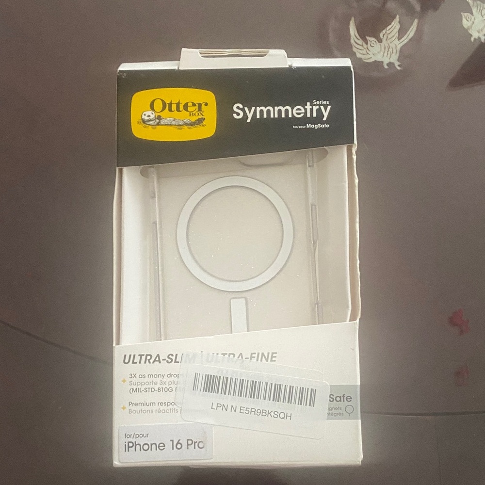 BRAND NEW OtterBox Symmetry Series Clear Glitter Case for iPhone 16 Pro